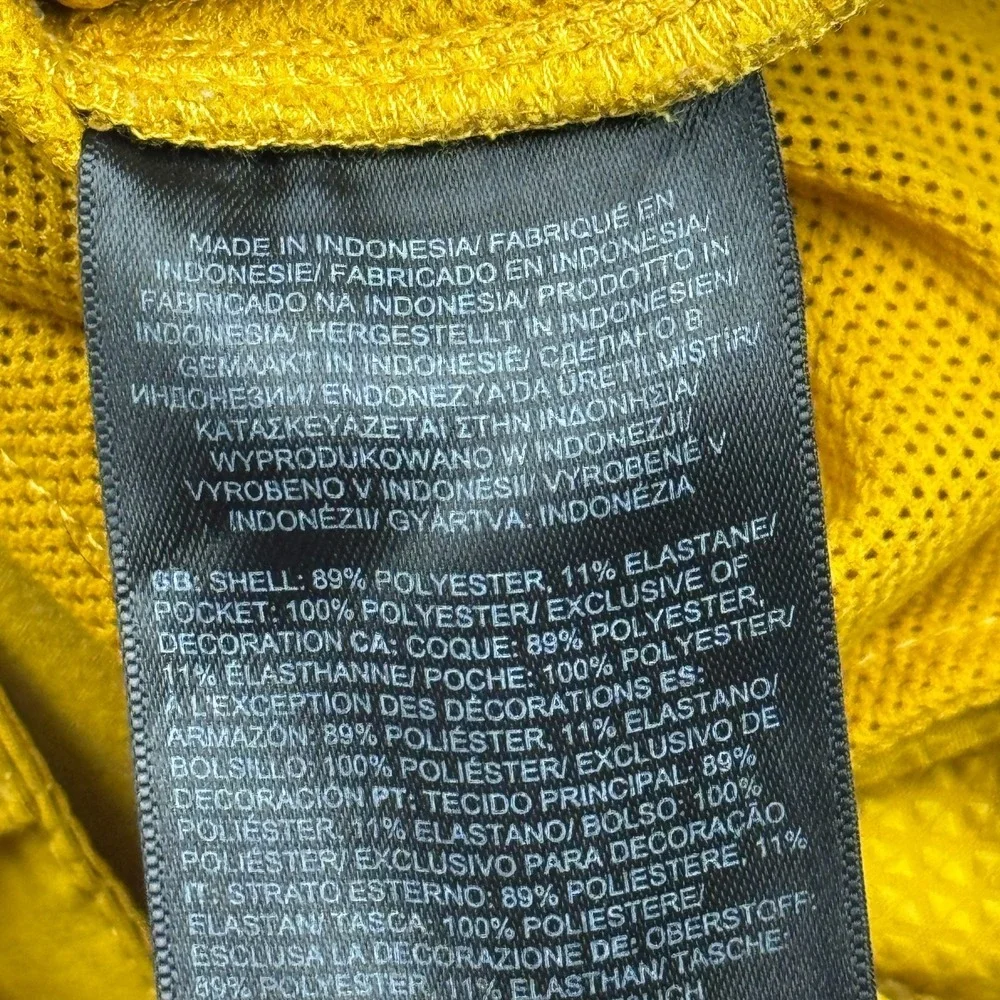 The North Face Shorts Men 36 Yellow Stretch Rolling Sun Packable Flashdry Zip 9